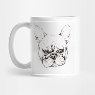 French Bulldog puppy ~ink drawing Mug